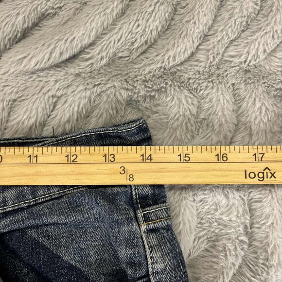 Flypaper Jeans Boys 14 Straight Dark Wash Adjustable Waist Distressed Pockets - Picture 8 of 10